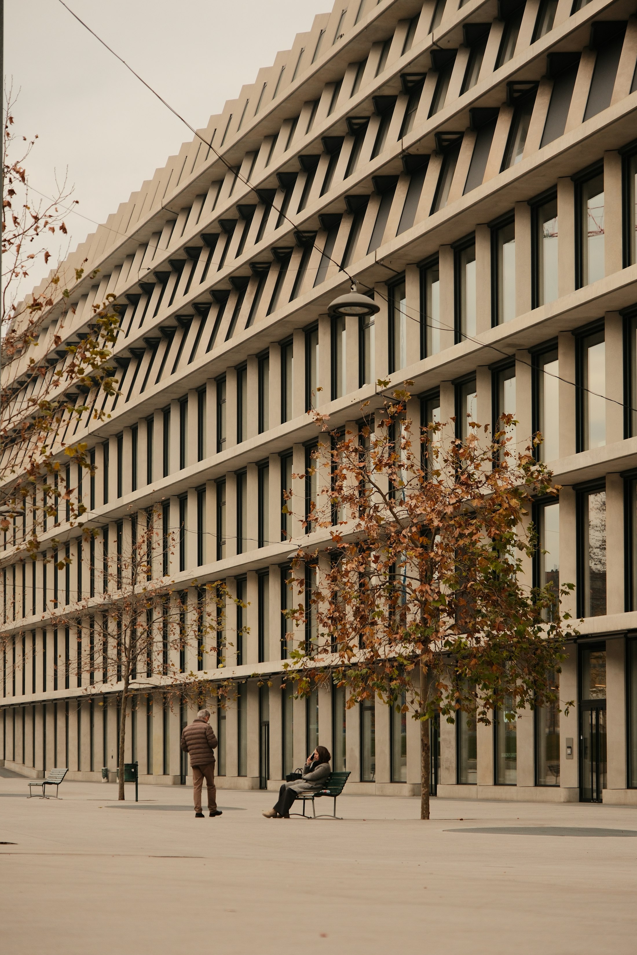 A multi-building college campus.